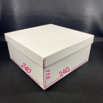 Коробка крышка-дно 240/240/115 мм при тираже от 300 шт
