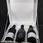 Коробка шкатулка 350/350/110 мм с ложементом для 3-х бутылок вина